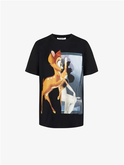 t shirt givenchy con bambi|givenchy and disney.